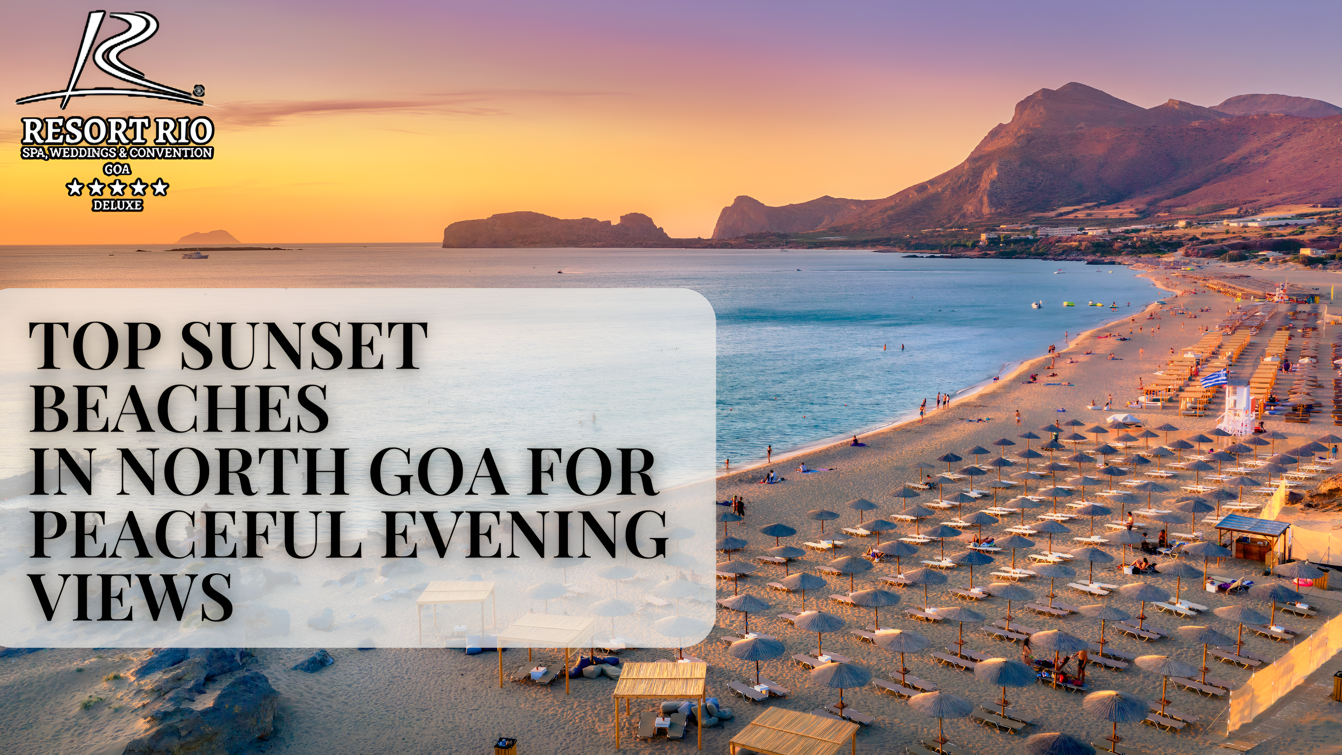 Sunset Beaches in North Goa